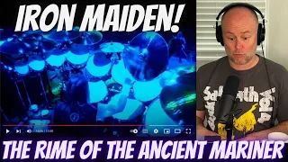 Drum Teacher Reacts: Nicko McBrain | Iron Maiden - 'Rime of the Ancient Mariner' (LIVE Flight 666)