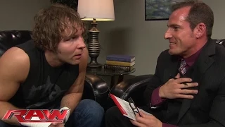 Dean Ambrose undergoes psychological evaluation: Raw, January 12, 2015