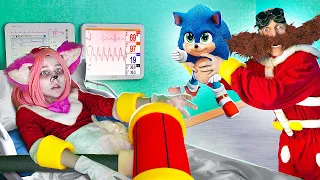 Sonic the hedgehog From Birth to Death! Villain has returned to the past and kidnapped baby Sonic!