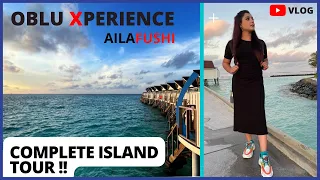 #50 ❤️❤️ Maldives Island Tour - 🌊  Oblu Xperience Ailafushi 🌊| #maldives #vlog #spandan