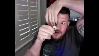 Michael bisping pulls out his prosthetic eye 👀👀😳😵😵🤯🤯#michealbispingeye #ufc #bisping'seye