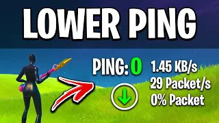 How To LOWER PING In Fortnite! (0 Ping Guide)
