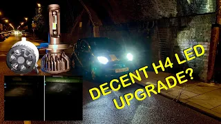 Best LED Headlamp Upgrade? H4 LED Tested in Reflector Headlights. Citroen C1/107/Aygo/CityBug.