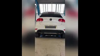 VW Golf MK6 GTI Milltek catback exhaust - Before and After