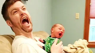 Daddy Plays With Kid - What Crazy Things Happen? || Funny Baby And Fails