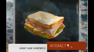 Disco Elysium - Sharing a sandwich with Kim