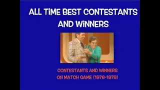 Match Game Best Contestants and All-Time Winners (1976-1979)