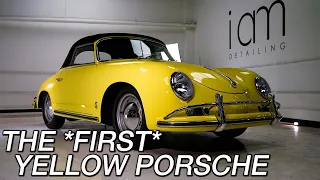 1957 Porsche 356 - The First Yellow Porsche Model EVER