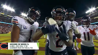Numbers behind DJ Moore's most rec yds in Thursday Night history | Next Gen Stats