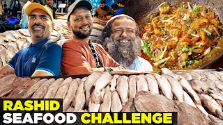 Prawn Karhai Challenge at Rashid Seafood ft. FOOD FUSION | Amazing Pakistani Street Food