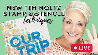 iNSD LIVE- PART 2- Mixed Media Scrapbooking with Tim Holtz, Ranger and Stampers Anonymous!?