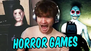 Teo plays a few horror games