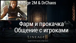 Lineage 2M & DrChaos - Фарм и прокачка/Общаюсь с игроками