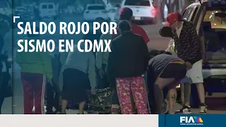 ¡Saldo rojo en CDMX! Dos personas murieron durante el sismo de este 22 de septiembre