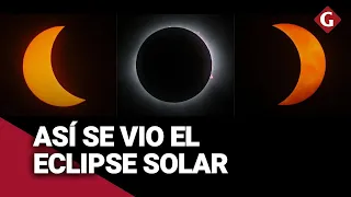 ECLIPSE SOLAR 2024: así se vio el fenómeno astronómico en TEXAS | Gestión
