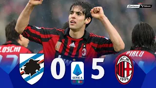 Sampdoria 0 x 5 Milan ● Serie A 07/08 Extended Goals & Highlights HD