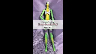 How to make doll bikini - Custom Greta Gremlin doll  #shorts