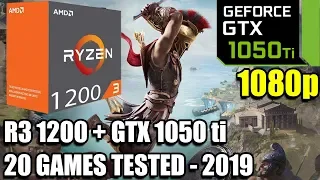 Ryzen 3 1200 paired with a GTX 1050 ti - Enough For 60 FPS? - 20 Games Tested at 1080p - Early 2019