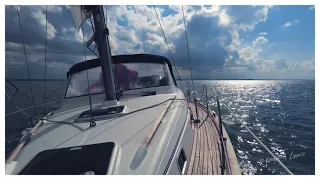 sailing to the medway ,Queenborough, beneteau 36cc