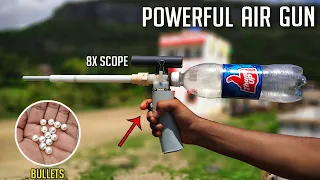 How To Make Powerful Air Gun at Home  [NEW MODEL]