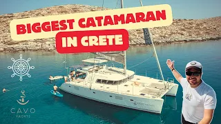 Day cruise in Dia with this Huge Catamaran! ENG SUBS