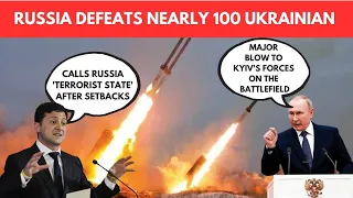 Putin deals a major blow to Ukraine; Russia decimates 98 artillery units in just a day  Watch