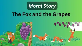 Moral Story For Kids | The Fox and the Grapes | Audio story For kids With kids music