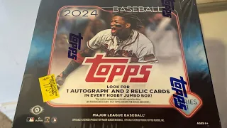 WE PULLED A GOLDEN MIRROR SSP!! 2024 Topps Series 1 Jumbo Hobby Box!