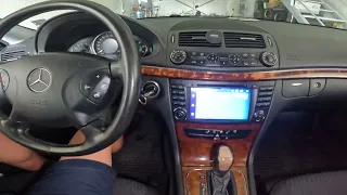 Mercedes E Class W211  Android Navigation ,iGo Navi, Rear Parking Camera