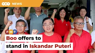 Boo offers to stand in Iskandar Puteri if Kit Siang adamant on retirement