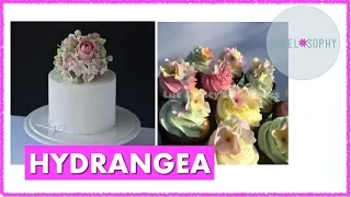 Making Sugar Flowers: Gumpaste Hydrangea, Best Filler flower, Wired and for Cupcakes