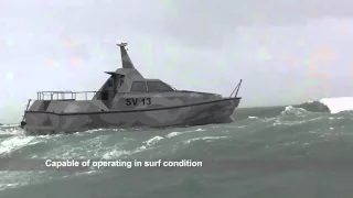 Two Barracuda's on rough weather sea trials in 'Storm Desmond'