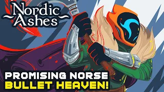 Promising Norse Bullet Heaven Roguelite - Nordic Ashes: Survivors of Ragnarok