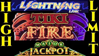 Tiki Fire High Limit BIG BONUS WIN - and a **MAJOR** Surprise!!