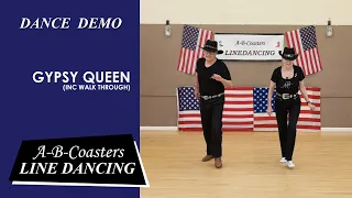 GYPSY QUEEN - Line Dance Demo & Walk Through