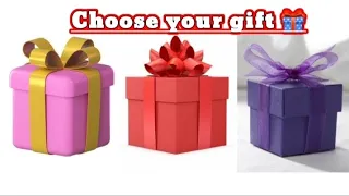 Choose your giftbox 👆Choose your favourite colour/Pink💗Vs Red❤Vs Purple💜Pick one#challenge#viral