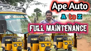 Ape auto maintenance ✓ auto maintenance tips