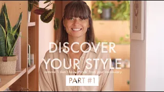 How to find your style - Build a personality, before you build your style / Minimalist thinking