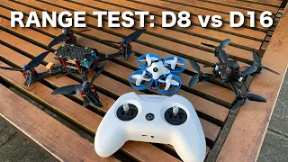 Lite Radio 2 Range Test: D8 vs D16