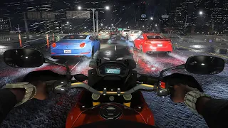 GTA 5 Intense Realistic Graphics Mod With Real Life Traffic And Engine Sound Showcase On RTX4090