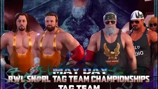 RWL MAY DAY SUPERCARD 4/29/24-SN@RL TAG TITLES-CANADIAN CARTEL VS. THE PSYCHODELIX