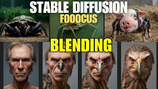 Stable Diffusion - Experimenting with Blending and Multi Line Prompts in Fooocus