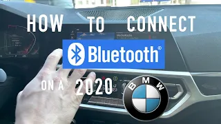 How to Connect Bluetooth Audio on a 2020 BMW