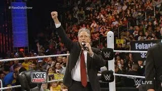 Jon Stewart Crashes WWE and Kicks Seth Rollins Where it Counts