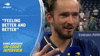 Daniil Medvedev On-Court Interview  | 2023 US Open Round 4