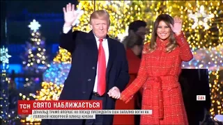 Трамп запалив святкову ялинку у президентському парку Вашингтона