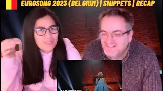 Eurosong 2023 (Belgium) | Snippets | RECAP | 🇩🇰NielsensTV REACTION