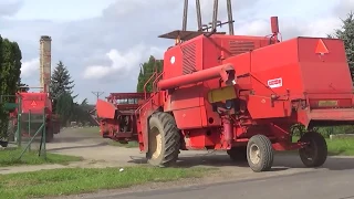 Zjazd kombajnów bizon Z057 i Z056 do bazy