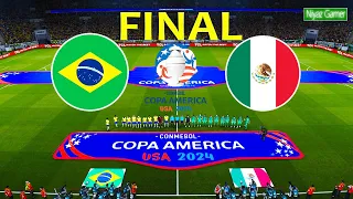 Brazil vs Mexico - Copa America 2024 Final | Full Match All Goals | Live Football Match