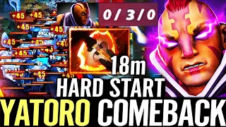 🔥 YATORO Anti Mage 18min FURY 0/3/0 Hard Start Comeback — 100% LEGIT CARRY Dota 2 Pro